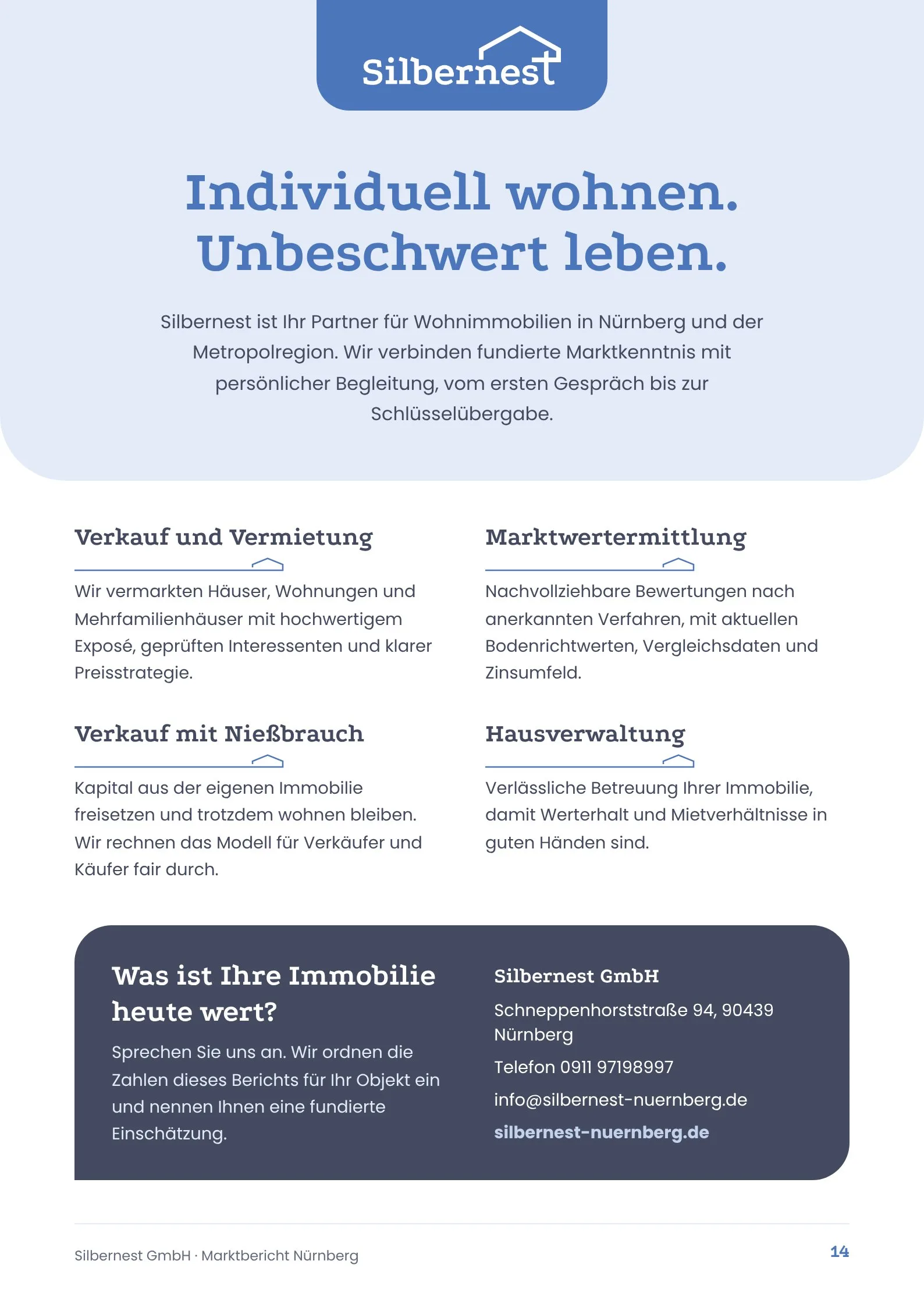 Seite 14: Über Silbernest